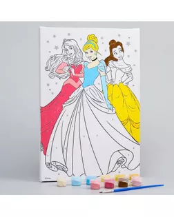 Картина по номерам "Милые принцессы" 20 х 30 см, Принцессы арт. СМЛ-207345-1-СМЛ0005142400