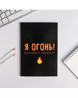 Ежедневник в точку "Я огонь! Вызывайте пожарных" А5, 80 листов арт. СМЛ-178009-1-СМЛ0005148861