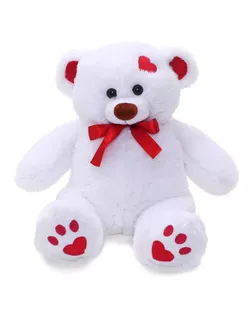Мягкая игрушка «Медведь Кельвин» белый, 50 см арт. СМЛ-101305-1-СМЛ0005155054