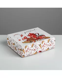 Упаковка для кондитерских изделий Present, 20 × 17 × 6 см арт. СМЛ-89381-1-СМЛ0005155348