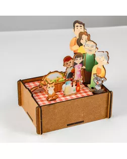 Набор для песка «Семья» арт. СМЛ-88848-1-СМЛ0005170033