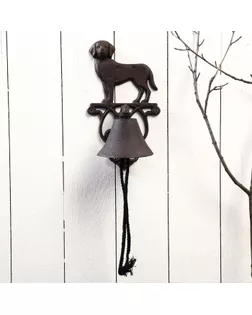 Колокол сувенирный металл "Собака" 24х10х13,5 см арт. СМЛ-218513-1-СМЛ0005180288