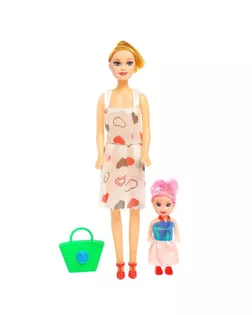 Кукла модель "Оля" с дочкой, с аксессуарами, МИКС арт. СМЛ-138828-1-СМЛ0005194147