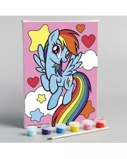 Картина по номерам «Радуга Дэш», My Little Pony, 21 х 15 см арт. СМЛ-208136-1-СМЛ0005199070
