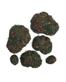 Мох искусственный «Камни», с тёмной корой, набор 6 шт. арт. СМЛ-115730-1-СМЛ0005200600