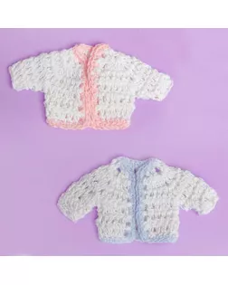 Кофточка для куклы вязанная, цвета МИКС арт. СМЛ-90646-1-СМЛ0005215298