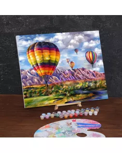 Картина по номерам на холсте с подрамником «Воздушные шары» 40х50 см арт. СМЛ-208527-1-СМЛ0005248133
