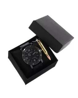Подарочный набор 2 в 1 "Bolingdun": наручные часы, d=4.6 см, кулон арт. СМЛ-208014-1-СМЛ0005256913