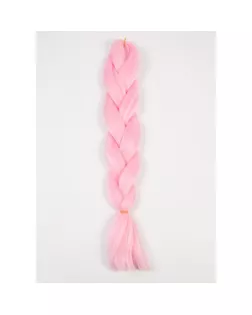 Канекалон однотонный, 60 см, 100 гр, цвет нежно-розовый арт. СМЛ-140352-1-СМЛ0005267920