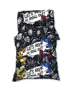Купить Постельное белье 1,5 сп "Let's rock" Transformers 143*215 см, 150*214 см, 50*70 см -1 шт арт. СМЛ-180364-1-СМЛ0005270996 оптом в Майкопе