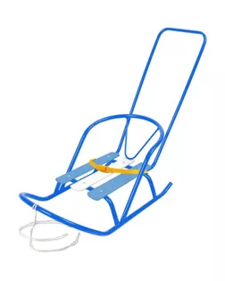 Санки кукольные с толкателем, цвет: голубой СКУ2/Г арт. СМЛ-109430-1-СМЛ0005275048