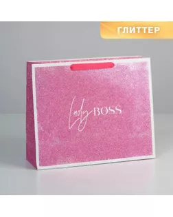 Пакет ламинированный горизонтальный Lady boss, M 32 × 26 × 12 см арт. СМЛ-146898-1-СМЛ0005285469