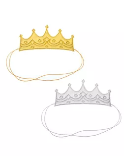 Корона "Царица" на резинке, цвета МИКС арт. СМЛ-106923-1-СМЛ0005296089