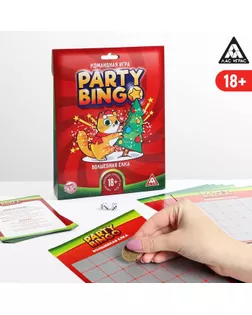 Командная игра «Party Bingo. Волшебная ёлка», 18+ арт. СМЛ-122042-1-СМЛ0005300016