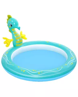 Бассейн надувной Seahorse, 188 x 160 x 86 см, с распылителем, 53114 Bestway арт. СМЛ-138729-1-СМЛ0005309772