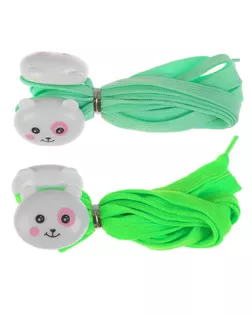 Шнурки световые "Мордочка" 2 штуки, длина шнурка 120 см, цвета МИКС арт. СМЛ-110563-1-СМЛ0005310573