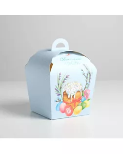 Коробка складная «Светлой Пасхи», 17 х 17 х 26 см   4601791 арт. СМЛ-135620-1-СМЛ0005372581