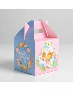 Коробка складная «Светлой Пасхи», 14 × 14 × 14 см 2678933 арт. СМЛ-135629-1-СМЛ0005372590