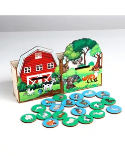 Сортер «Животные леса и фермы» арт. СМЛ-122758-1-СМЛ0005378480