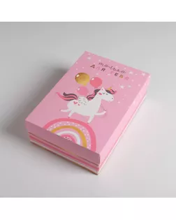 Коробка складная «Единорог», 30 × 20 × 9 см арт. СМЛ-125344-1-СМЛ0005383499