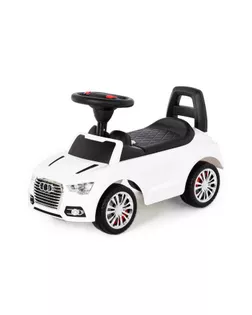 Каталка-автомобиль "SuperCar" №2 со звуковым сигналом, белый 84552 арт. СМЛ-109543-1-СМЛ0005398969