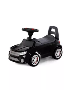 Каталка-автомобиль "SuperCar" №6 со звуковым сигналом, чёрный 84613 арт. СМЛ-109544-1-СМЛ0005398970