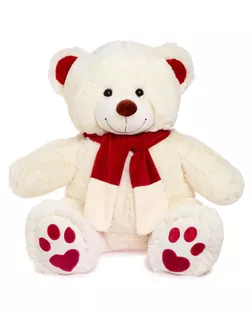 Мягкая игрушка «Медведь Кельвин», цвет молочный, 90 см арт. СМЛ-127796-1-СМЛ0005399512