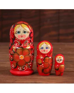 Матрёшка 3 в 1, расписная арт. СМЛ-117037-1-СМЛ0005402560