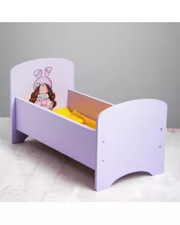 Кроватка для кукол до 32 см «Звездочка» серия «Бусинки» арт. СМЛ-118473-1-СМЛ0005413967