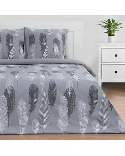Купить Постельное белье Этель 2 сп «Перья» (вид 2) 175*215 см, 200*220 см,70*70 см -2 шт арт. СМЛ-179588-2-СМЛ0005418219 оптом в Нижнем Тагиле