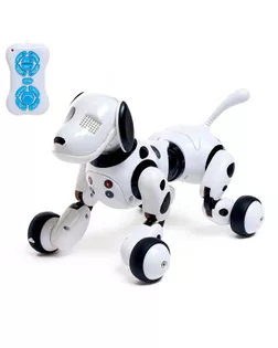Робот - собака, радиоуправляемый "Долматинец", русское озвучивание, работает от аккумулятора   54209 арт. СМЛ-141816-1-СМЛ0005420908