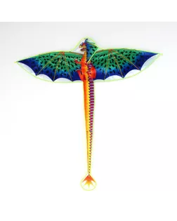 Воздушный змей "Дракон" с леской, цвета МИКС арт. СМЛ-138443-1-СМЛ0005439493