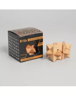 Головоломка деревянная Игры разума «Двойная звезда» арт. СМЛ-121106-1-СМЛ0000544516