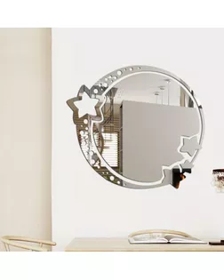 Декор настенный "Зеркало", из акрила, 22 х 19 см арт. СМЛ-218130-1-СМЛ0005451355