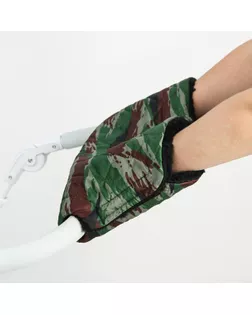 Муфта на ручку коляски, стеганная, цвет камуфляж арт. СМЛ-130754-2-СМЛ0005477726