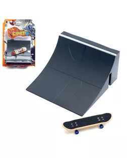 Пальчиковый скейтборд с рампой «Скейт-парк», МИКС арт. СМЛ-143803-1-СМЛ0005480871