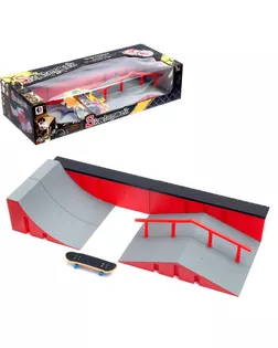 Скейт-парк «Рампа с перилами», с пальчиковым скейтом, МИКС арт. СМЛ-143806-1-СМЛ0005480874