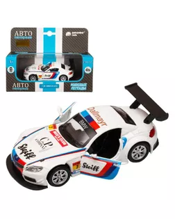 Машина металл "BMW Z4 GT3" 1:38 цв белый инерция, откр. двери JB1251220 арт. СМЛ-123853-1-СМЛ0005488676