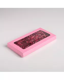 Коробка для шоколада «Для сладкой жизни», с окном, 17,3 × 8,8 × 1,5 см арт. СМЛ-135791-1-СМЛ0005490727