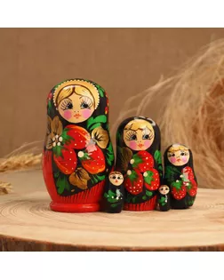 Матрешка "Платочек", 5-кукольная, 10 см, ручная роспись арт. СМЛ-178499-1-СМЛ0005492843