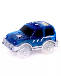 Машинка для гибкого трека Magic Tracks, с зацепами для петли, цвет синий арт. СМЛ-150017-1-СМЛ0005492902