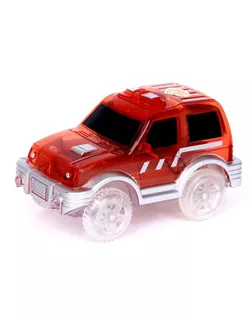 Машинка для гибкого трека Magic Tracks, с зацепами для петли, цвет красный арт. СМЛ-150018-1-СМЛ0005492903