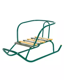 Санки «Ветерок 5» цвет: зеленый арт. СМЛ-166656-1-СМЛ0005501510