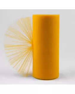 Фатин, 15 см, 23 ± 1 м, 11 ± 1 г/кв.м, цвет тёмно-жёлтый №16 арт. СМЛ-239305-15-СМЛ0005505219