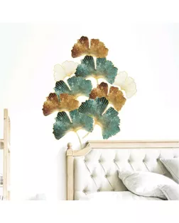 Наклейка пластик интерьерная цветная "Цветы-веера" набор 2 листа 30х90 см арт. СМЛ-208906-1-СМЛ0005512201