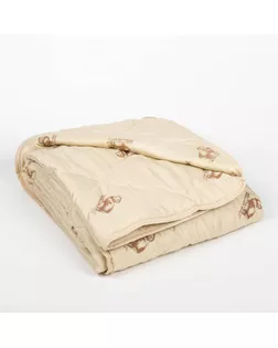 Одеяло облегчённое Адамас "Овечья шерсть", размер 140х205 ± 5 см, 200гр/м2, чехол п/э арт. СМЛ-33205-1-СМЛ0568580