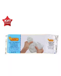 Масса для лепки самозатвердевающая полимерная белая, 250 г, JOVI арт. СМЛ-212465-1-СМЛ0000577120