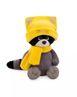 Мягкая игрушка "Енотик Дэнни" в шапке котёнка 20 см OS004-86/20 арт. СМЛ-132367-1-СМЛ0006031222