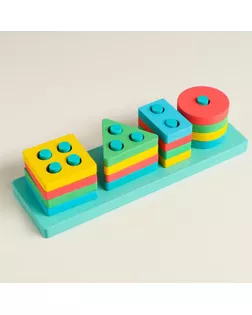 Детская развивающая пирамидка "Собери сам" 21х6,4х5 см арт. СМЛ-146090-1-СМЛ0006073519