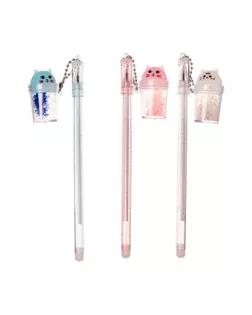 Ручка гелевая-прикол МИКС Блеск-Котик арт. СМЛ-151662-1-СМЛ0006253688